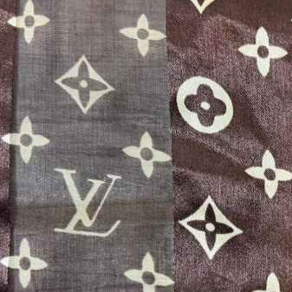 Vintage LV 100% Silk Scarf 38”x38” Large Made in France - Picture 5 of 13